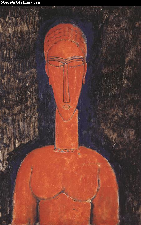 Amedeo Modigliani Red Bust (mk39)